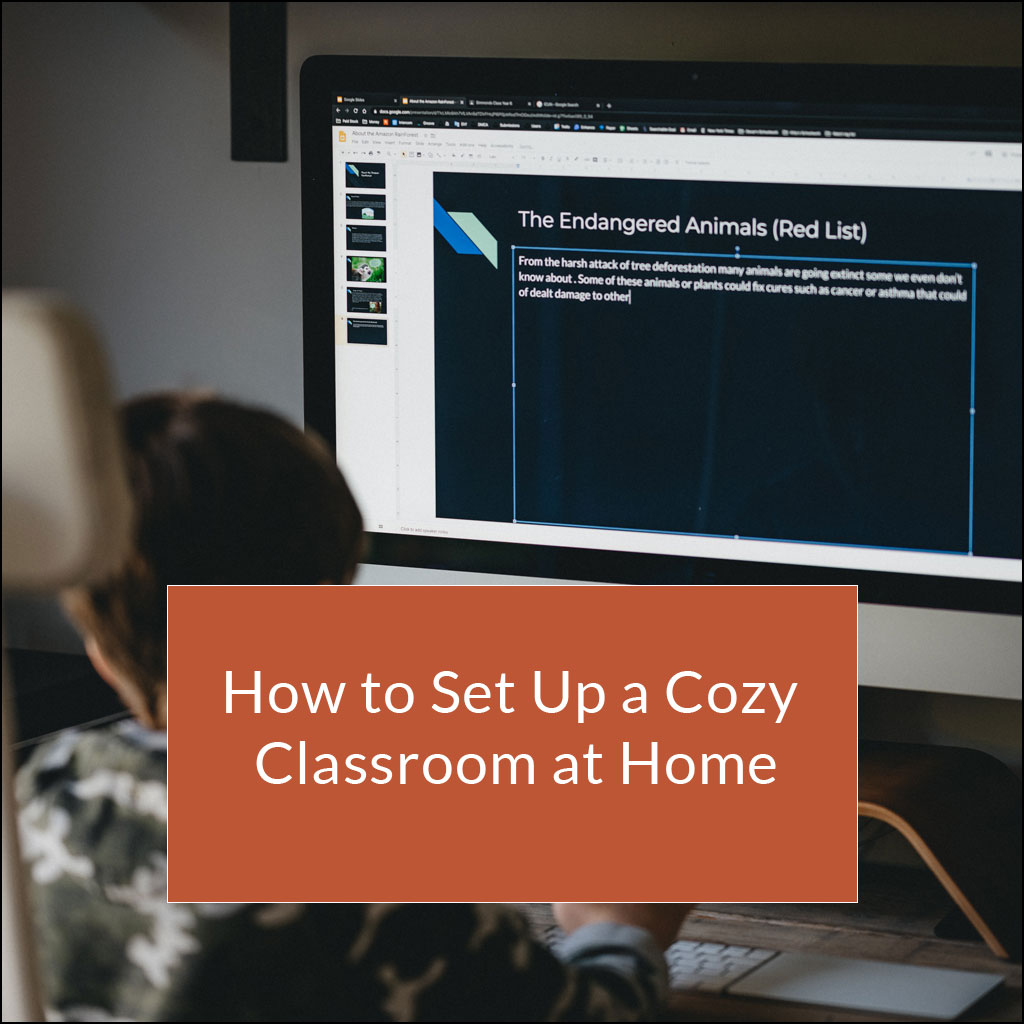 hygge classroom at home