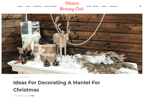 ideas decorating mantel christmas