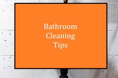bathroom cleaning tips